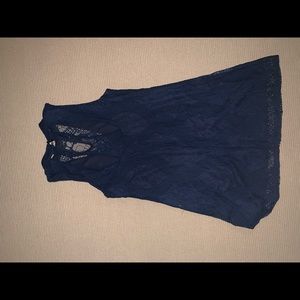 high neck lace dress